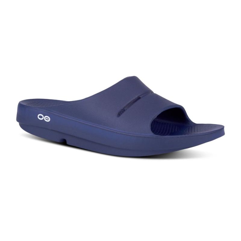 Oofos Women's OOahh Slide Sandal - Navy [OofosP4ZY6J68] - $39.95 ...